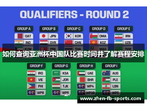 如何查询亚洲杯中国队比赛时间并了解赛程安排